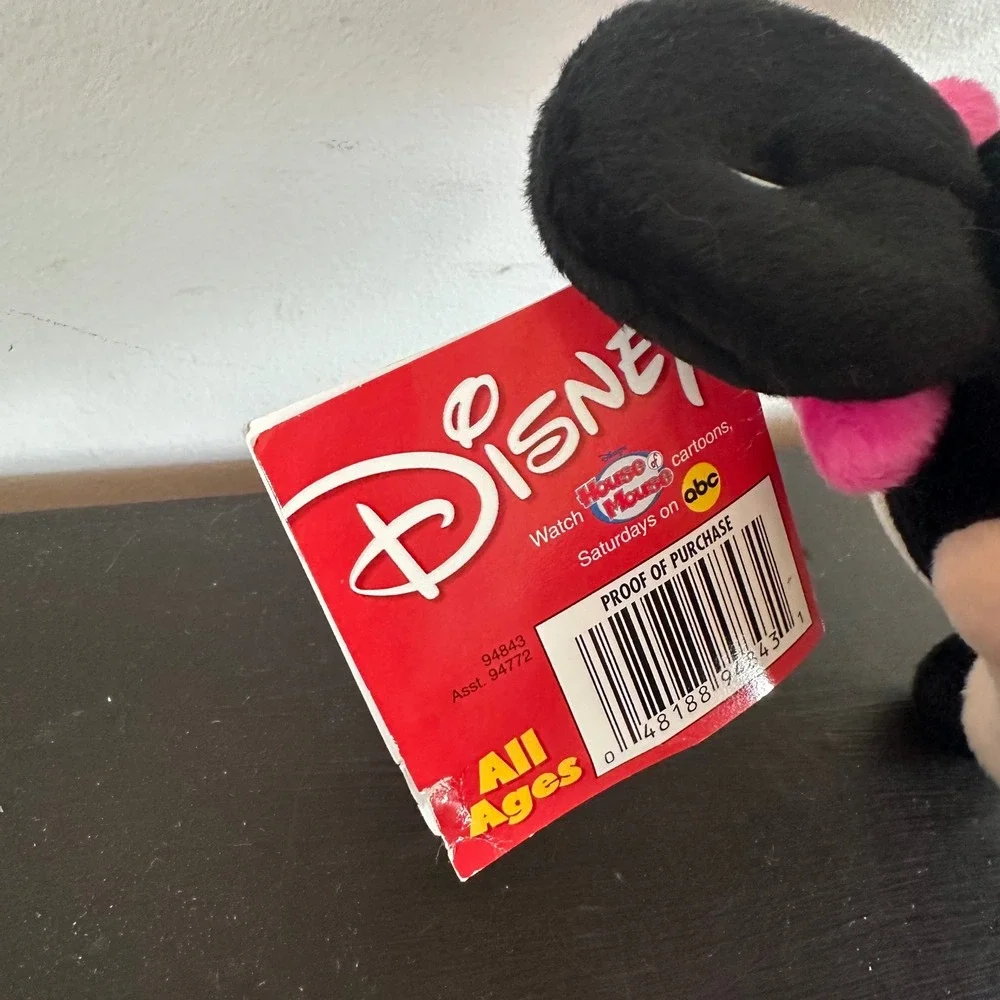 Vintage 2001 Disney Fisher-Price Minnie Mouse House of Mouse Plush Toy 12 inch